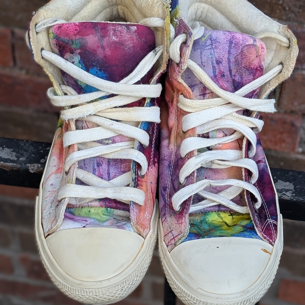 Colorful Unisex High-Top Sneakers